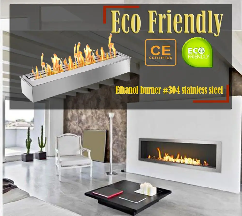 

Inno living fire 36 inch bio ethanol burner indoor build in fireplace