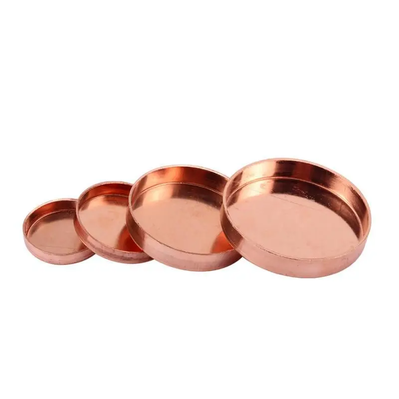 9.52mm - 50.8mm Copper End Cap Seal Plug Welding Pipe Fitting Connector for Air Conditioning Refrigeration