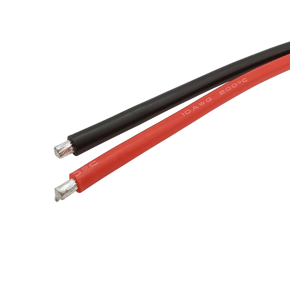 10AWG przewód silikonowy EC5 męskie złącze żeńskie kabel z wtyczką Pigtail do baterii RC zabawki FPV samochodów łódź 10cm 15cm 30cm 50cm