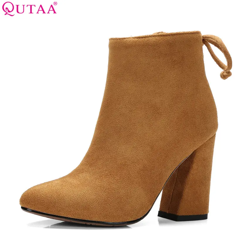 Call TAA-Bottes de rinçage à bande élastique pour femmes, sabot en tissu, chaussures à talons hauts, noir, chaud, fête, mode, taille 34-43