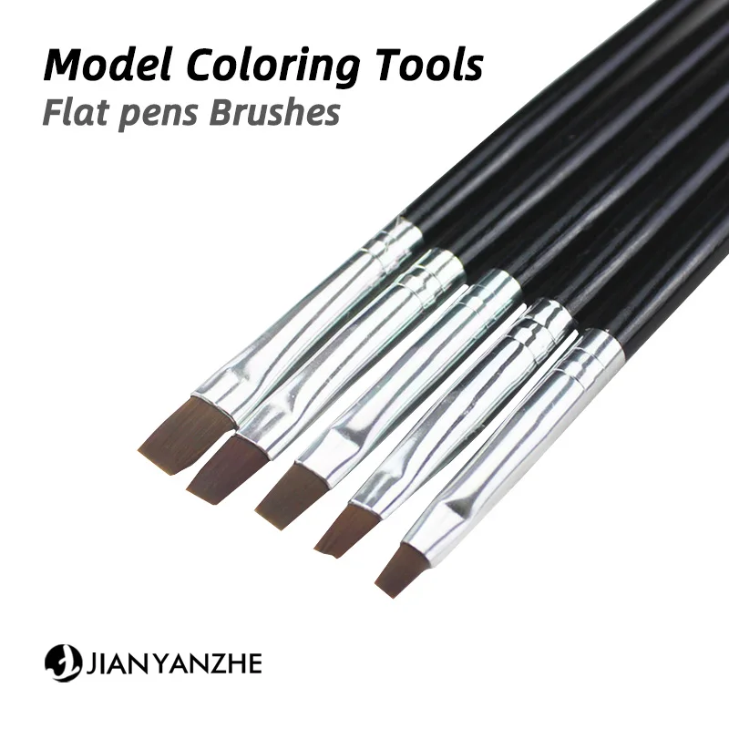 Model coloring tools Painting flat pens brushes Tracing pen Hand-applied face pen