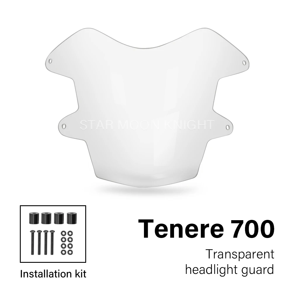 Motorfiets Accessoires Acryl Koplamp Protector Licht Cover Beschermende Guard Voor YAMAHA Tenere 700 Tenere 700 XT700Z 2019-2024