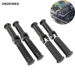 Motorcycle Foot Pegs Passenger Footrest Support Brackets For Harley Softail Fat Boy Breakout Street Bob Sport Glide 2018-2023
