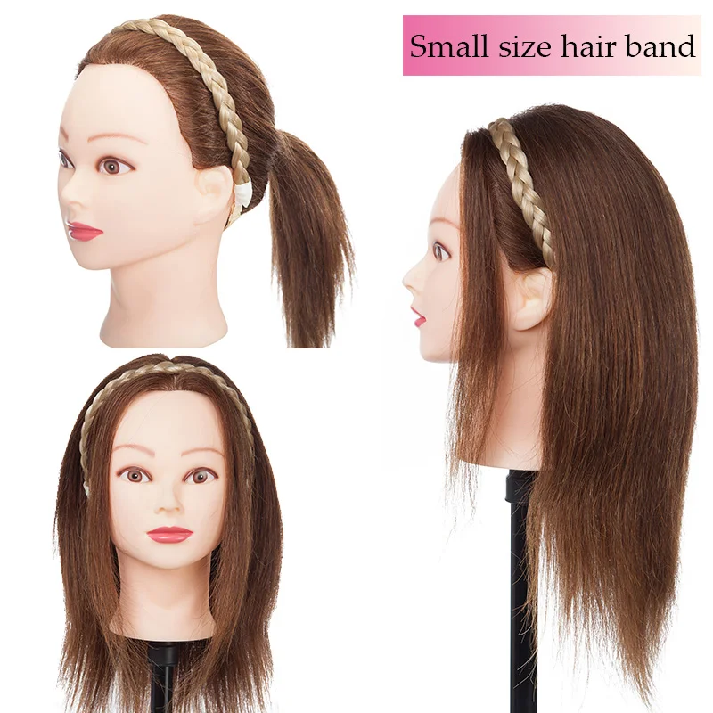 BENEHAIR trançado hairbands trançado faixa de cabelo trançado acessórios para o cabelo sintético extensão do cabelo falso para cabelo feminino