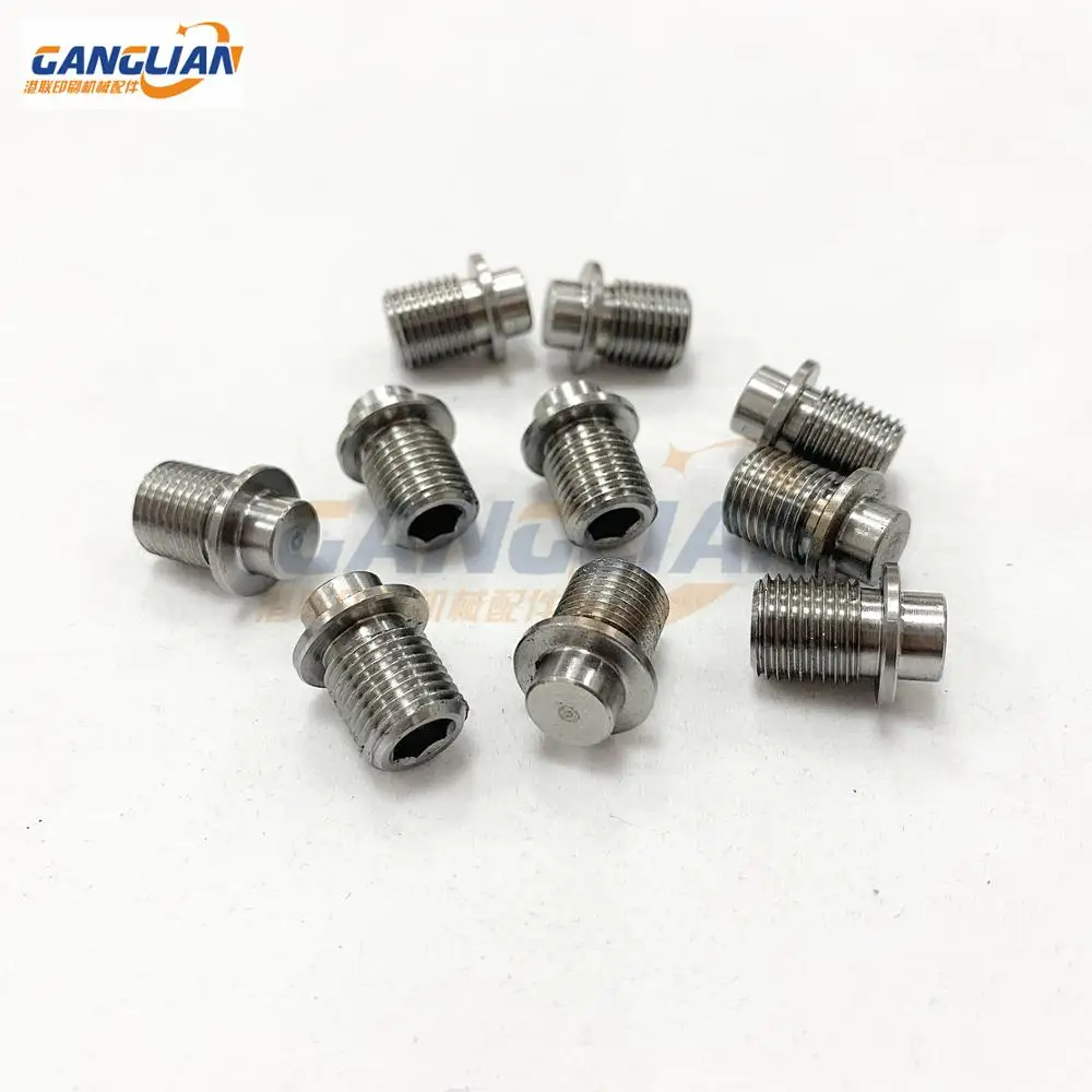 

10 pieces Heidelberg printing press accessories XL75 CD74 water roller fixing screws printing Machine L2.030.421 Locking Screw M