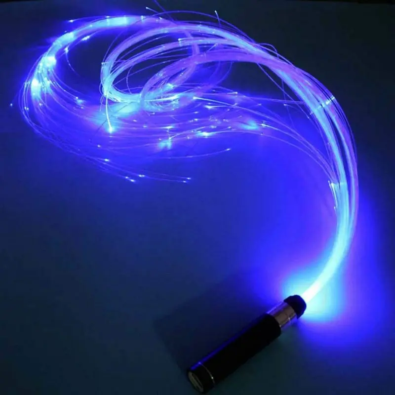 

Super bright LED optic Fiber Whips Rechargeable Fiber optical Pixel Light-up Whip Light Flow Toy Rave Dance Party Lighting show