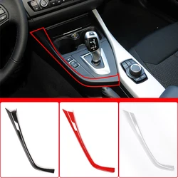 For BMW 1 2 Series F20 F21 F22 F23 2012-2019 ABS Car Gear Shift Side L Shape Strips Panel Trim Auto Interior Accessories LHD