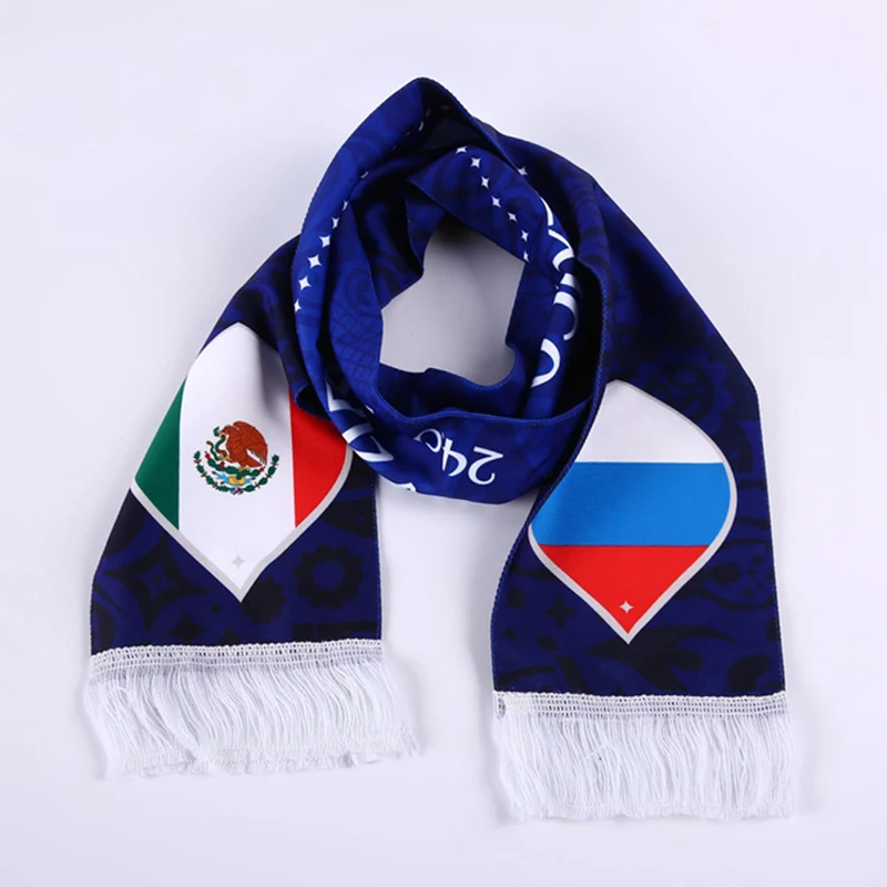 

make team football sscarf fans chearup scarf soccer scarf sublimation printing