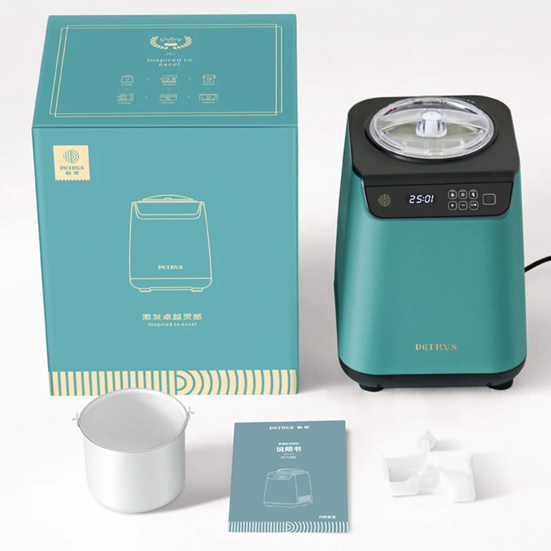 IC1280 home-commercial dual-use automatic fast homemade ice cream machine ice cream DIY popsicle ice cream machine
