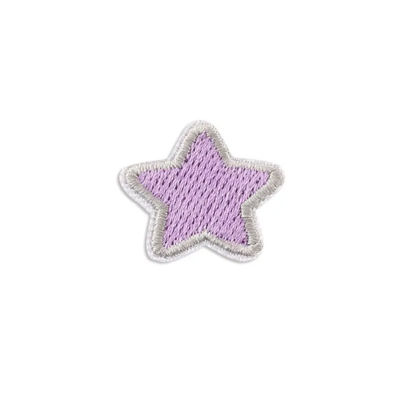 Self-adhesive Cartoon Bow Star Embroidery Iron-on Patches for clothing Sew Iron on Clothes Shoes phone case fabric Sticker DIY