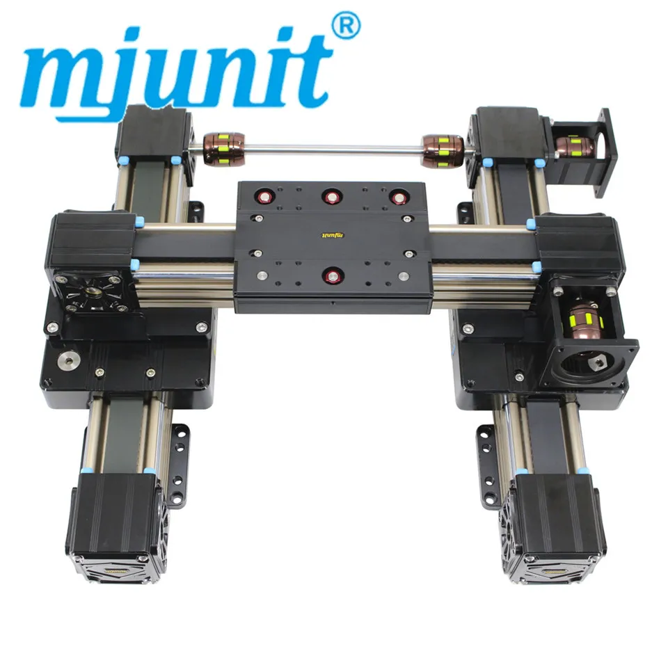 

mjunit MJ80 belt drive linear guideway rail actuator with high speed for automatic logistics warehouse racking storage shelf