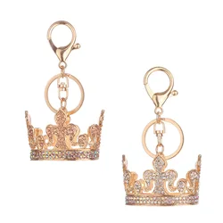 Fashion Jewelry Keychain Crown Set Metal Keychain Lady Fashion Bag Creative Pendant Gift Keychain Batch