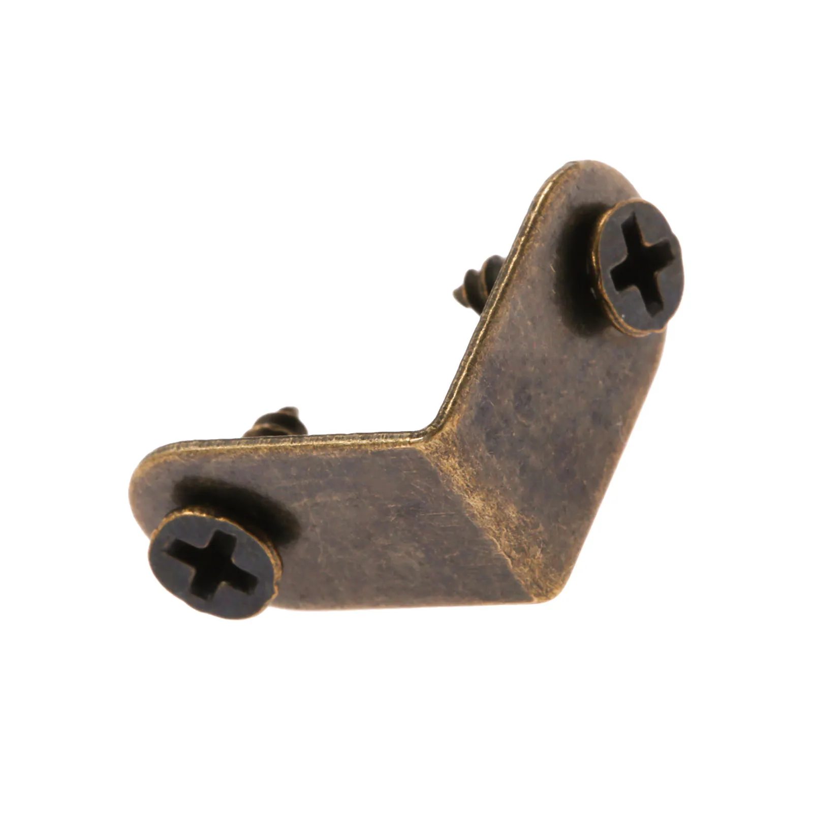20Pcs 15*9mm Iron Decorative Corner Protectors Antique Jewelry Wine Gift Box Wooden Case Corner Protector Guard