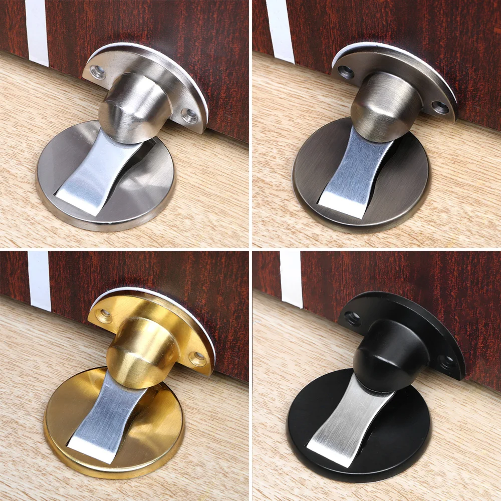 

Magnetic Door Stops 304 Stainless Steel Door Stopper Hidden Doorstop Hidden Door Holders Catch Floor