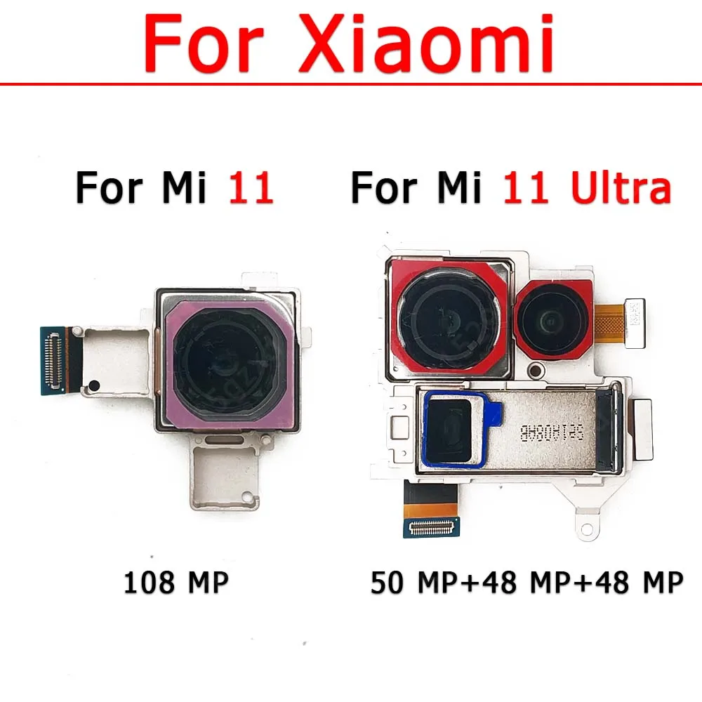 Rear Back Camera For Xiaomi Mi 11 Ultra Mi11 Backside Main Camera Module Replacement Spare Parts