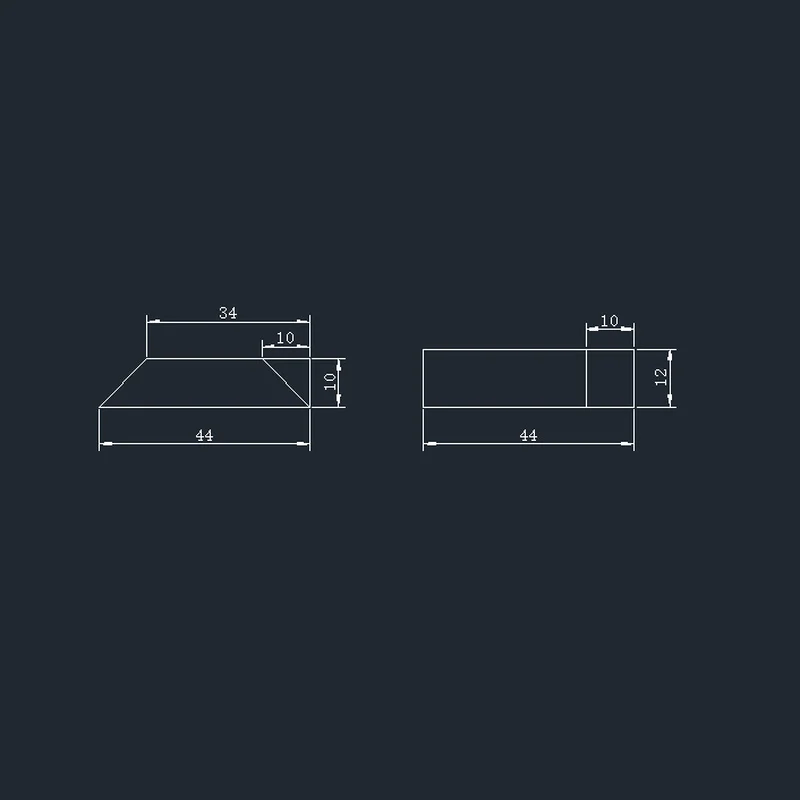 Trapezoidal Displacement Beam Splitting Prism Measuring Prism Detection Prism Optical Experiment Custom Optical Lens Prism