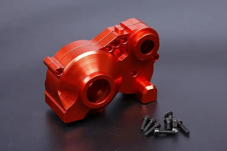 CNC precision machining all metal gearbox housing for ROVAN ROFUN KM HPI BAJA 5B 5T 5SC