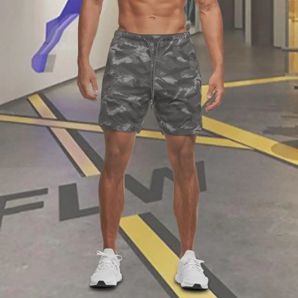 Summer Men Camouflage Loose Casual Sports Shorts for Daily Wear