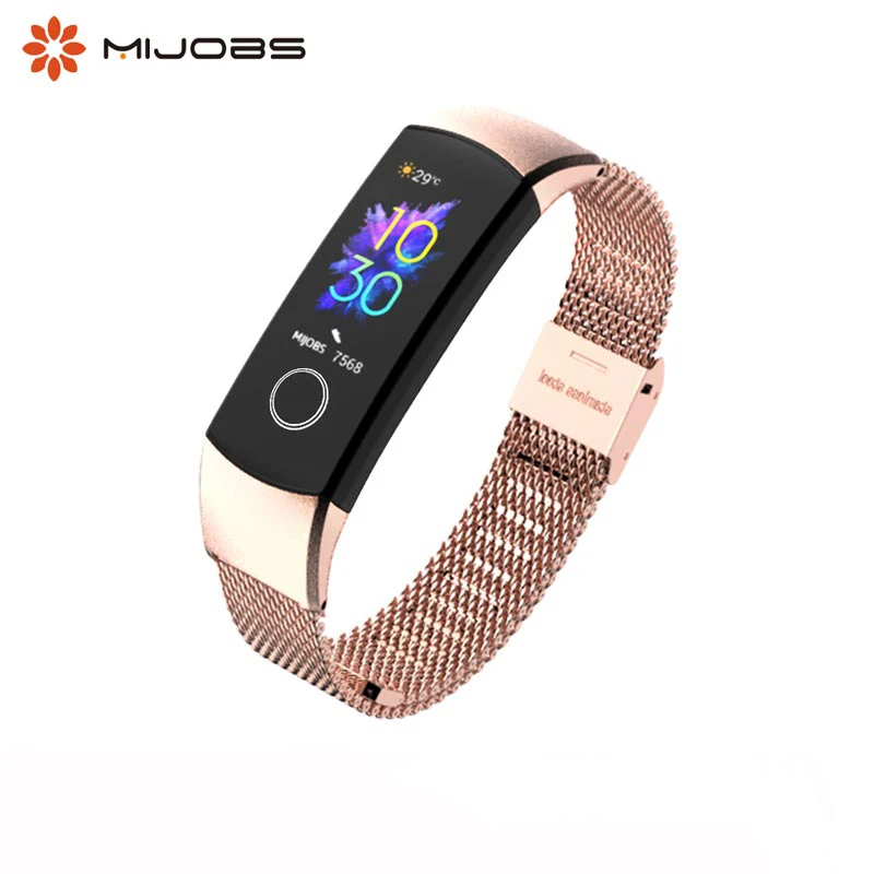 For Honor Band 5 Strap Milanese Metal Strap Smart Wristband for Honor Band 4 Stainless Steel Bracelets for Huawei Honor 6 strap