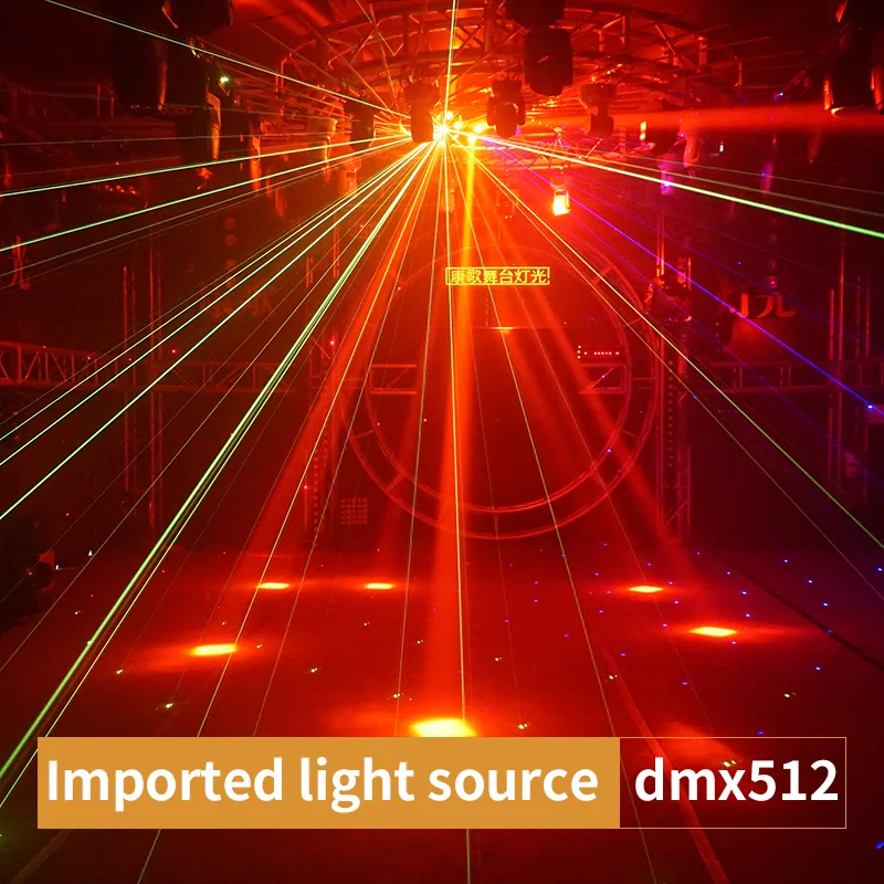 3 Heads RGB Laser Light Beam Stage Laser Projector Beam Laser Moving Head Light Led Laser Light DMX512 DJ Laser Light