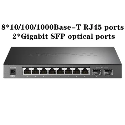 

TP-LINK switch Full Gigabit Cloud Management Switch TL-SG2210 8*10/100/1000Base-T RJ45 2*Gigabit SFP optical ports APP Web VLAN