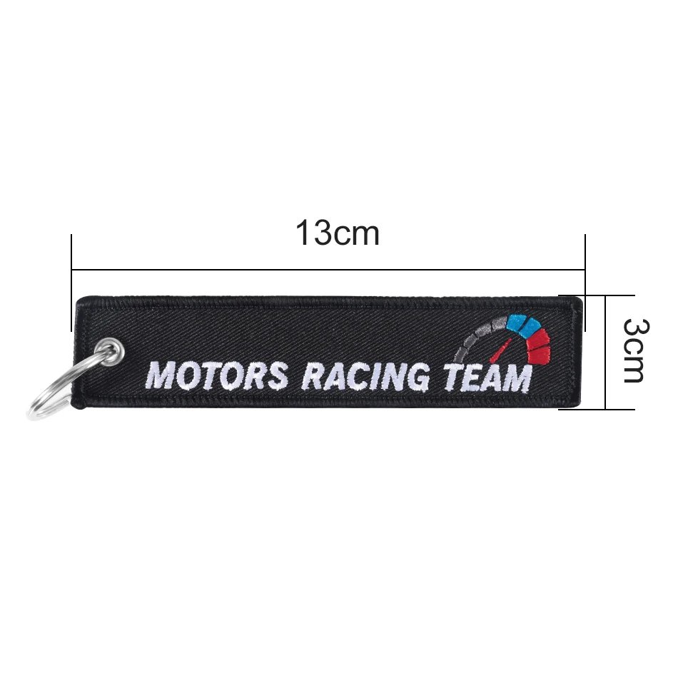 3 PCS Fashion Motor Racing Team Car Keychain Car Key Holder for Motorcycles Step on Gas Car Key Chain Keychains Jewelry Chaveiro