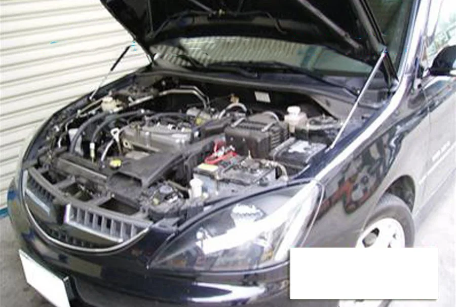 Car Styling Front Hood Bonnet Modify Gas Struts Lift Support Shock Damper Carbon Fiber For 2003-2006 Mitsubishi Lancer