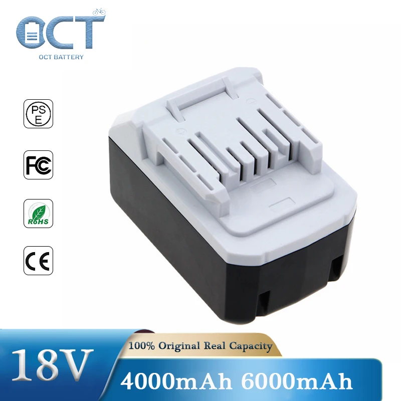 

18V 4.0Ah 6.0Ah New Reliable Replaceable Li-ion for Makita BL1813G BL1811G BL1815G BL1820G Rechargeable Batteries Power Tools