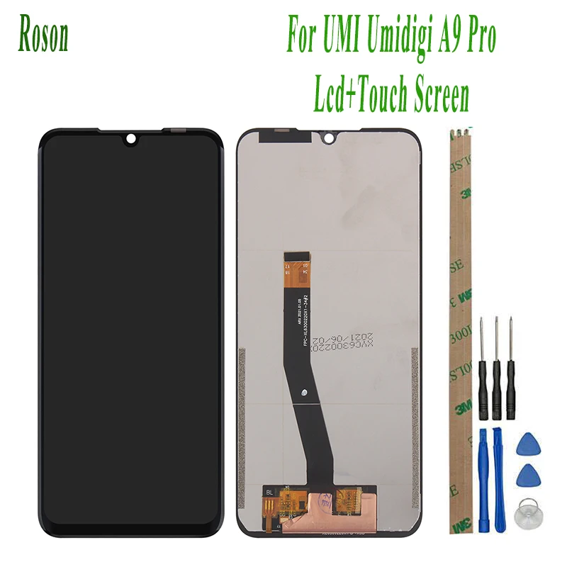 100% New Original 6.3 inch UMIDIGI A9 Pro LCD Display +Touch Screen Digitizer For UMIDIGI A9 Pro Phone Replacement