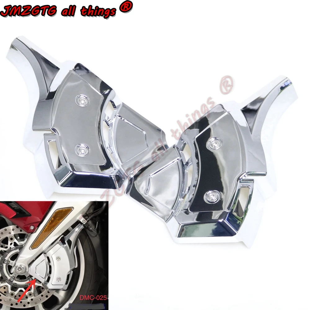 Motorcycle Front Brake Caliper Decoration Cover For Honda Gold Wing GL1800 2018-2022 ABS Plastic Chrome