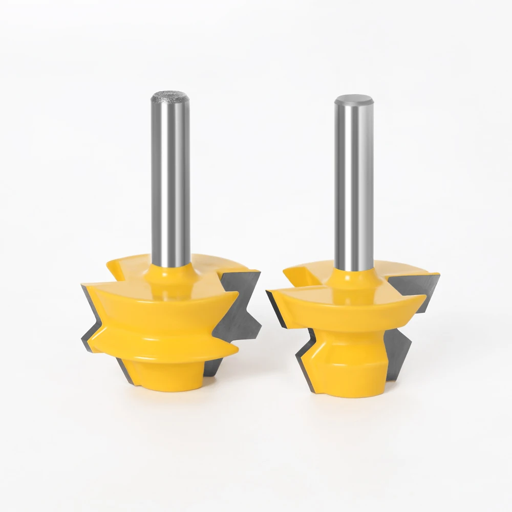 2 PC 8 Mm Betis Lock Miter Router-22.5 Derajat Lem Bengkel Tukang Kayu Router Bit Set Tenon Cutter untuk Kerajinan Kayu alat
