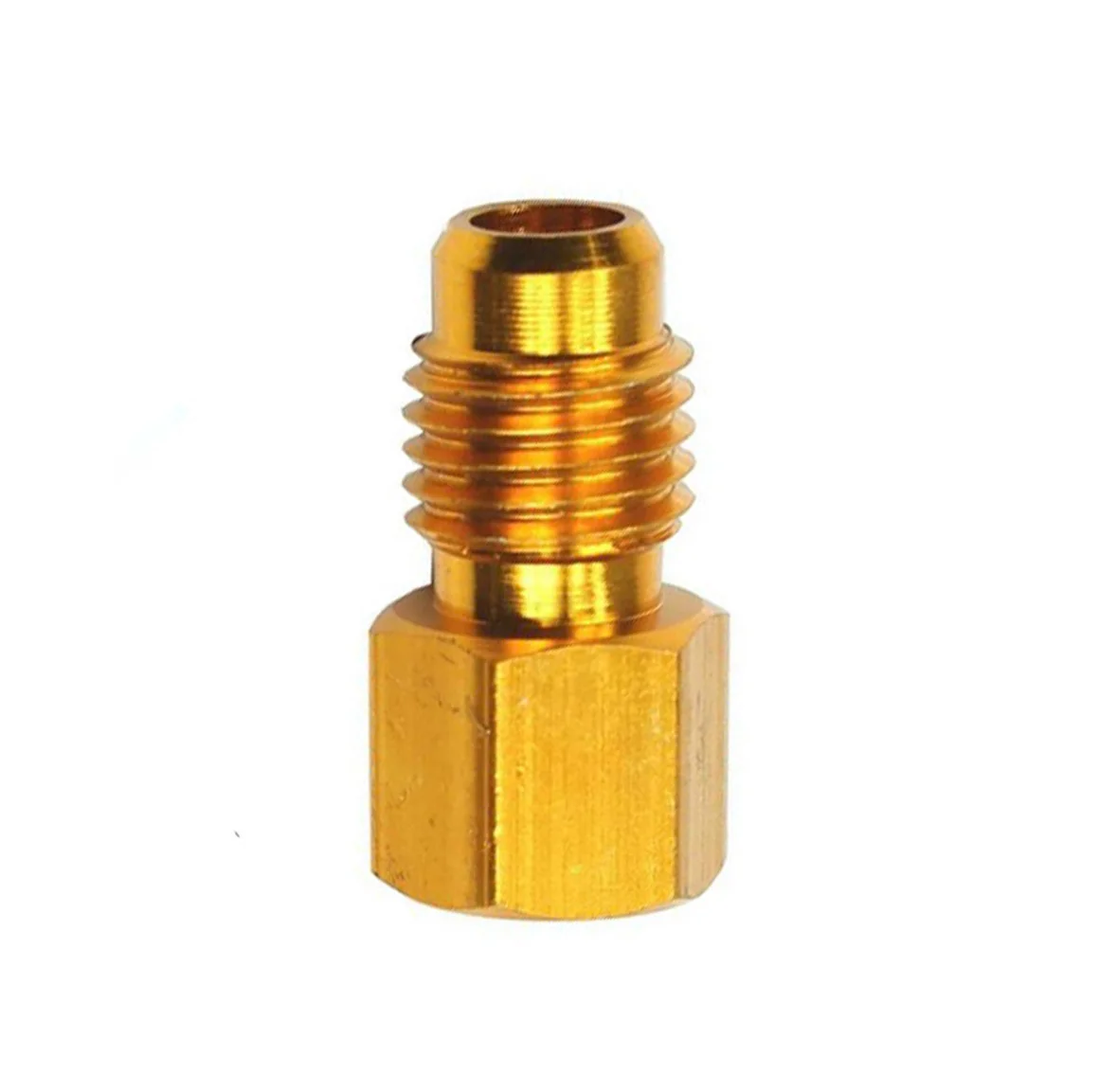 Mosiądz R134A R12 klimatyzator samochodowy Adapter szybkie łączenie 1/2 "ACME mężczyzna 1/4" SAE — zdjęcie 5