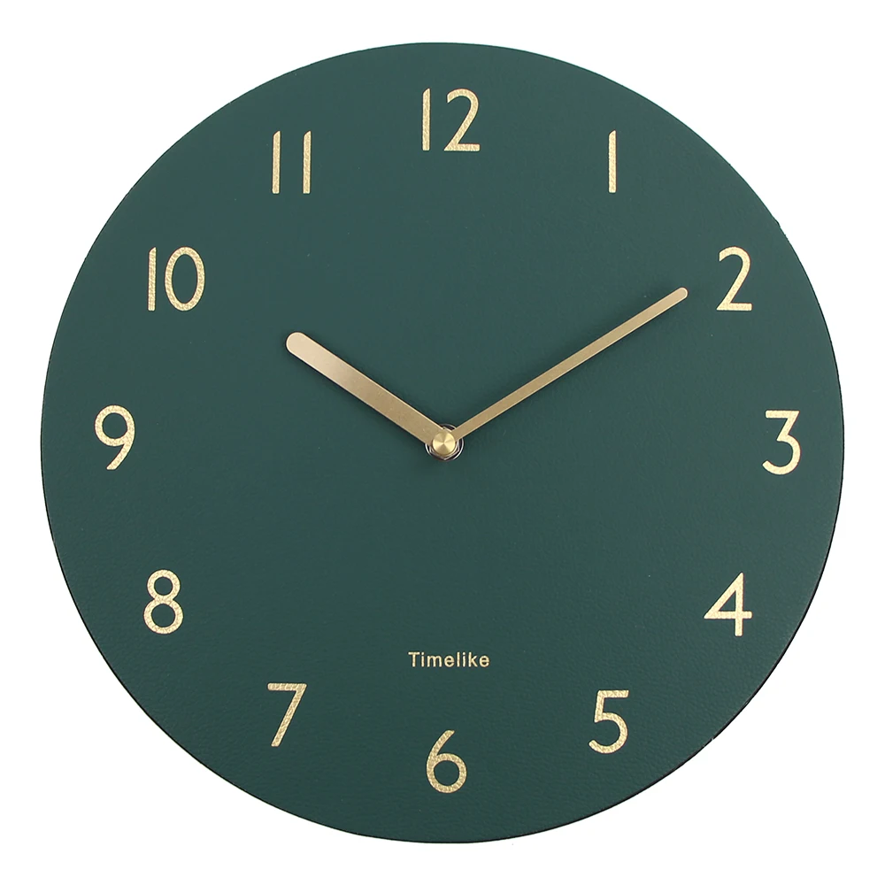 Unique Gift Luxury Leather Wall Clocks 3d Modern Design Silent Retro Simple Clock Home Decorative Art Clock Wall 2021 Horloge