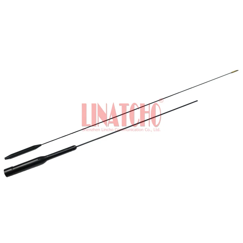 good performance black SBB4 vhf uhf dual band 144/430MHz long range car radio long slim antenna