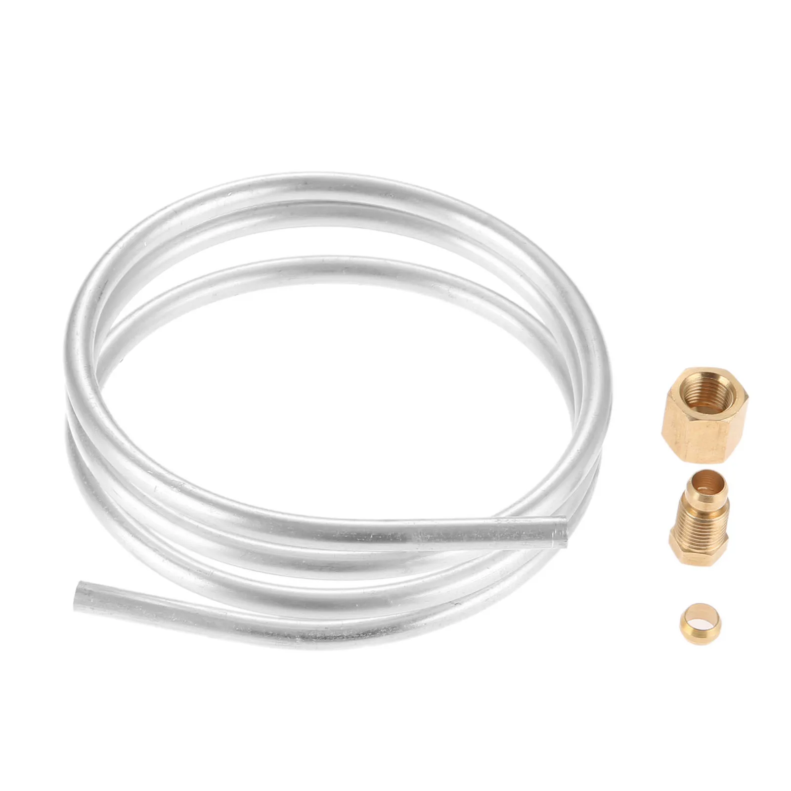 

1/4"" Aluminum Tube with Fittings Thread M10*1 Male & Female Fitting with Olive Length 1 Meter for Valve Pilot Burner Connection