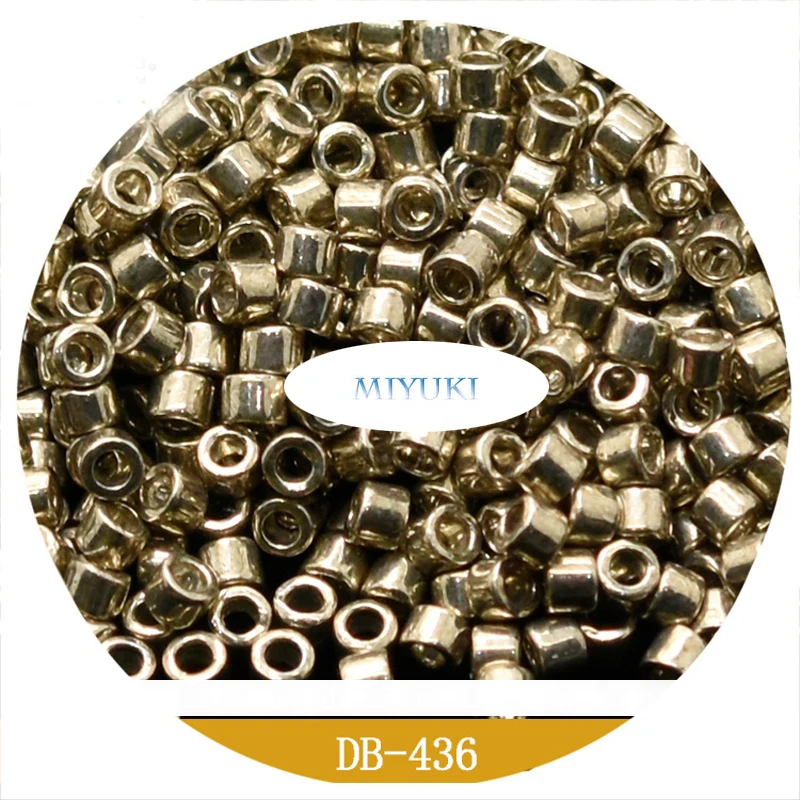 Miyuki  Imported From Japan Lucky DB11/0 Metallic Series1.6mm Delica Beads 10G Pack  Glass Beads