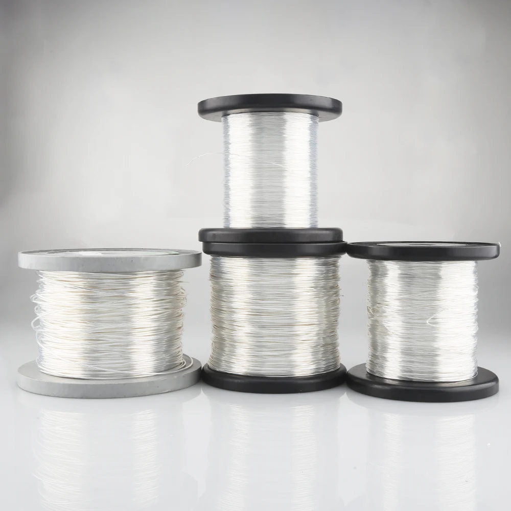 

Hi-End 4N Pure Silver Signal Cable 18AWG/20AWG/24AWG/28AWG OD PTFE Insulated DIY Hifi Amp CD DVD Player Speaker Interconnect