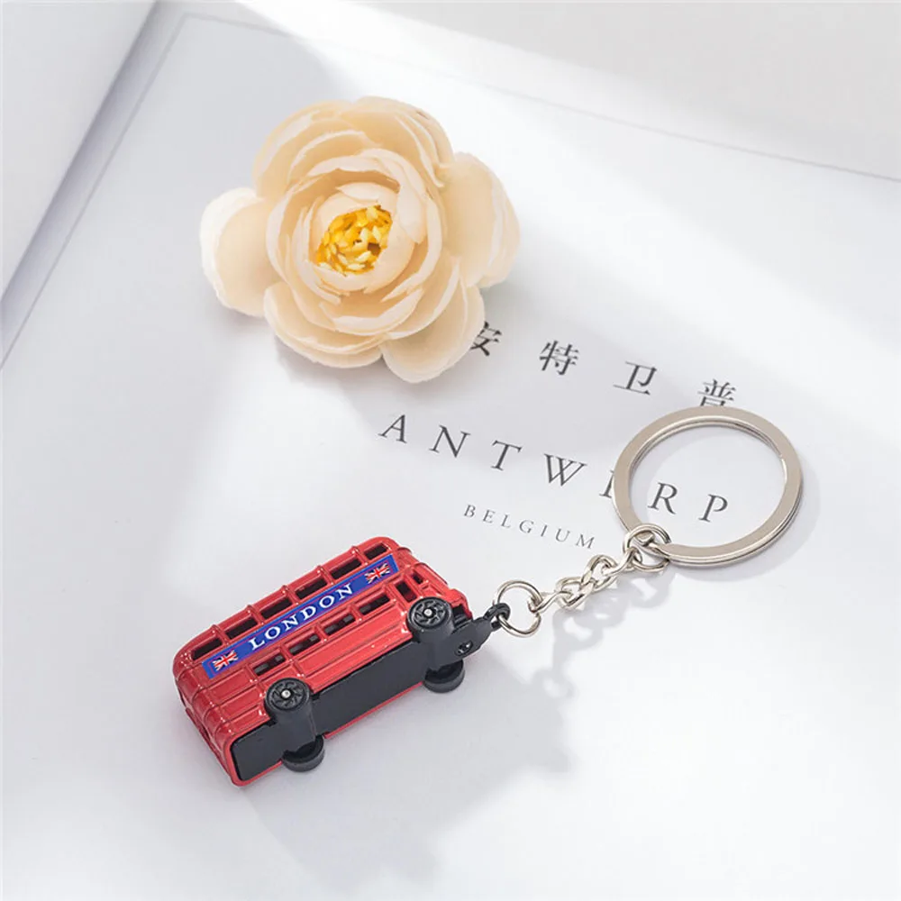 London Red&Blue Bus Key organizer Mail Box Key Holder Key Pendant Keychain Souvenir Gifts For Men Key chain Key Ring keyring