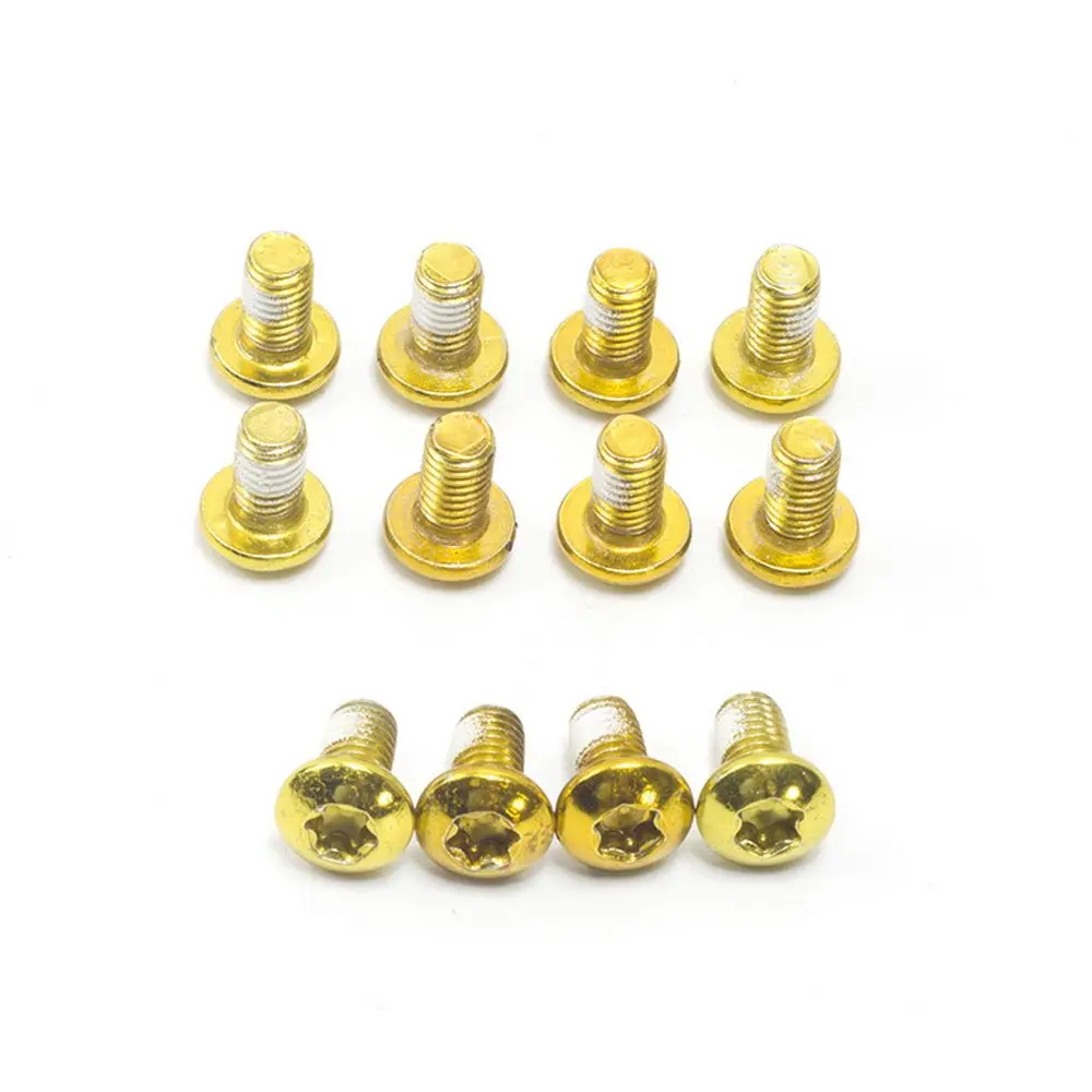 Bike Colorful T25 Torx Cycling Accessory Part Tool Bicycle Disc Brake Rotor Torx Bolts T25 Screw Fixing Screws Bike Torx Screws