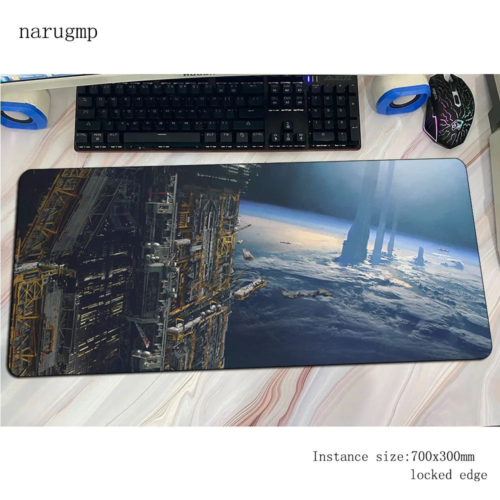 

Building Sci Fi padmouse HD print gaming mousepad game large mouse pad gamer computer desk Fashion mat notbook mousemat pc