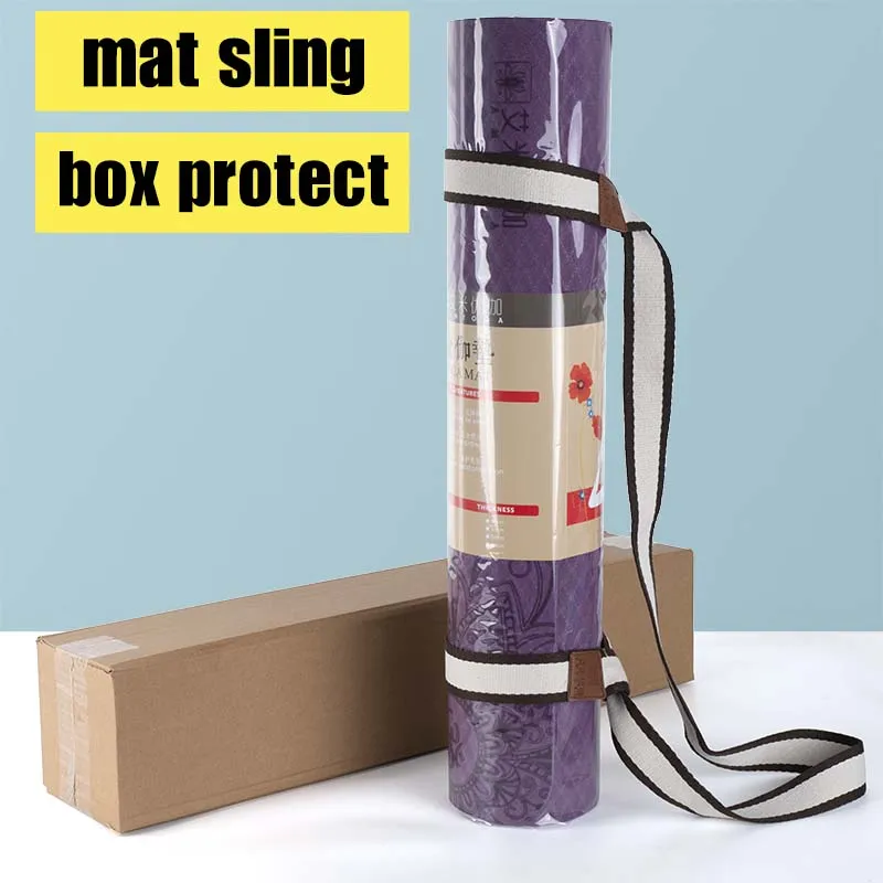 eco-friendly anti slip TPE Yoga Mat,wtih sling and carry strap