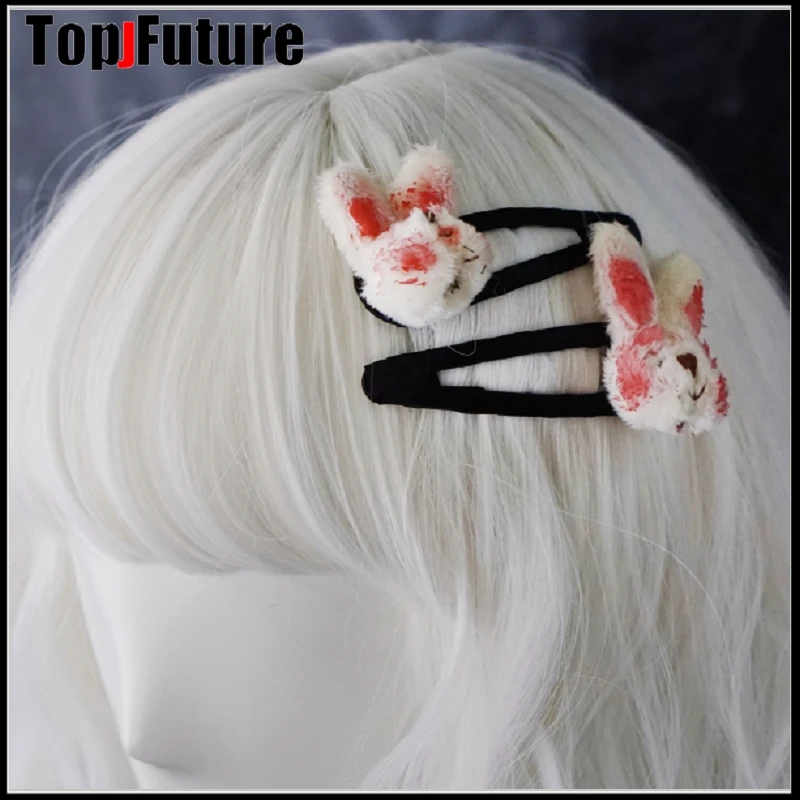 Girl Japanese Samurai Ninja pins Punk BLOOD hairpin headdress pins hair pin Retro make old Jesus Cross earth cool dark hair clip