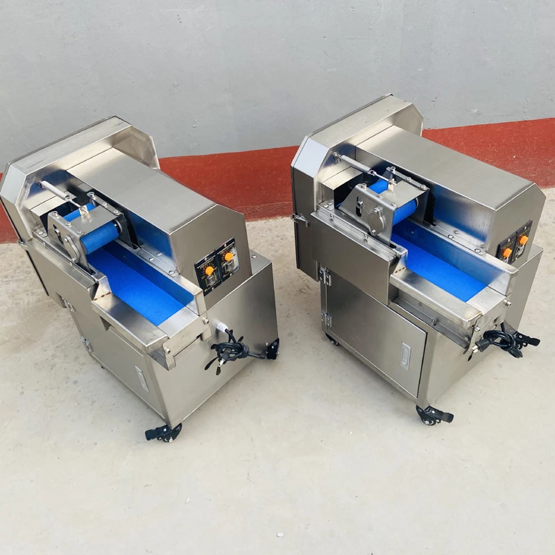 220V/110V Industrial Electric Fruit vegetable slice cube cutting slicing dicing machine potato carrot banana chips cutter slicer