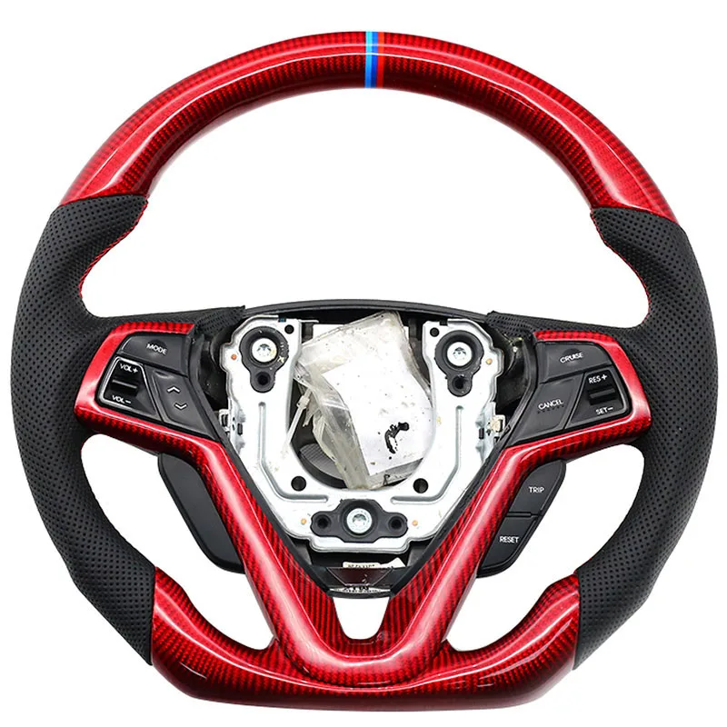 High Quality Customized Carbon Fiber Steering Wheel For Hyundai Veloster turbo 2012 2013 2014 2015