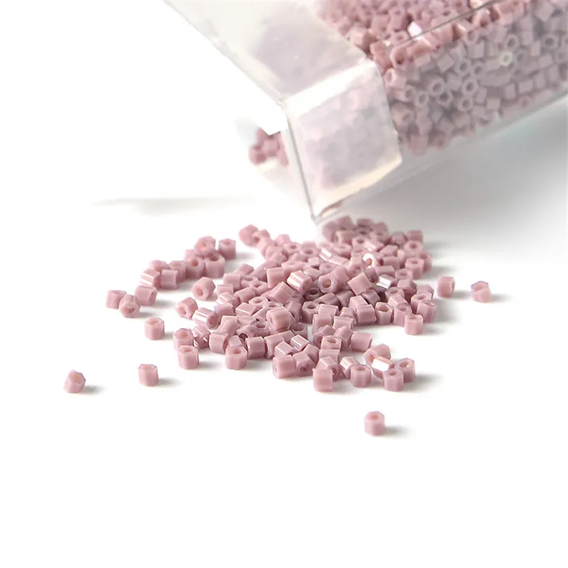 1,5mm Japan TOHO Glasperlen 15/0 Hexagon Form 10g 2500 stücke 2-Cut Glass Seed Bead Für hand Handemade Schmuck Machen – Detail 3