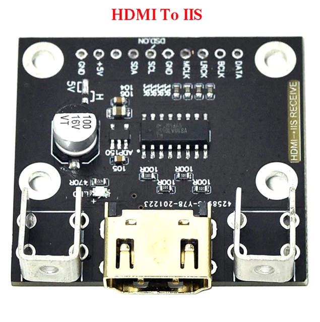 HDMI To I2S Receiver IIS To HDMI Transmit Signal Conversion Board DAC  Decoder - AliExpress 44