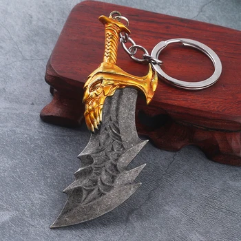 New God of War 4 Kratos Sword Keychain Pendant Keyring Jewelry Men And Women Car key…