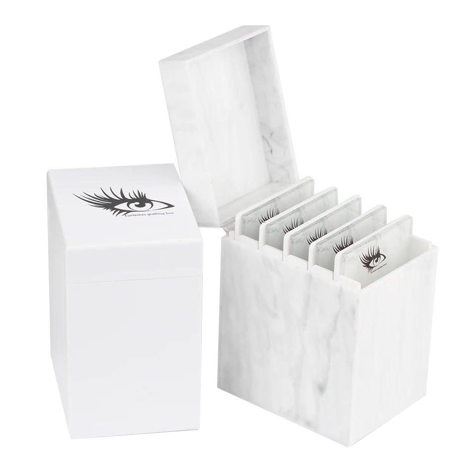 5層まつげエクステンション収納ボックス アクリル製まつげオーガナイザーホルダーパレット 4色 まつげエクステホルダー グラフトメイクアップツール