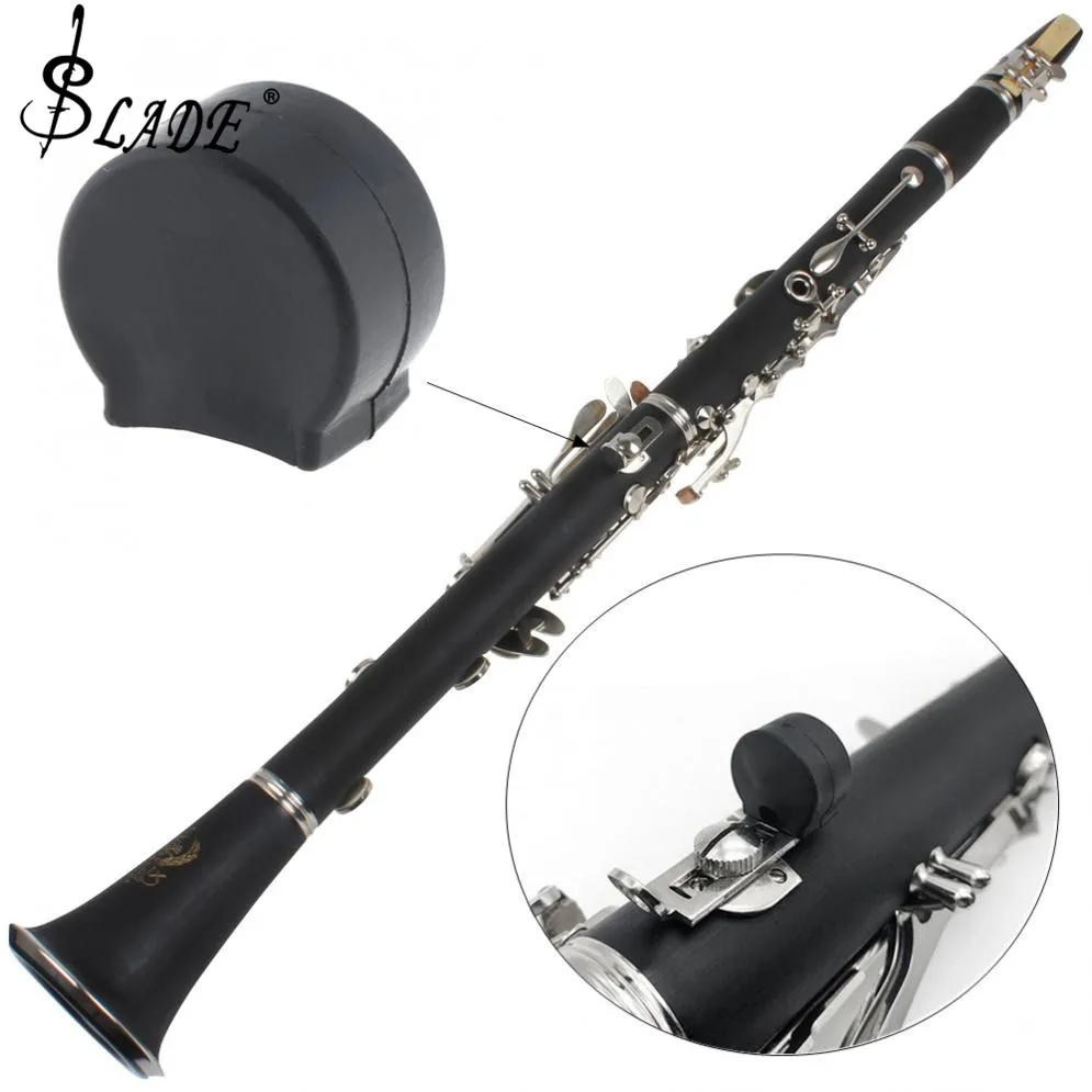 Rubber Clarinet Black Resilient  Thumb Rest Saver Cushion Pad Finger Protector Comfortable for Clarinet