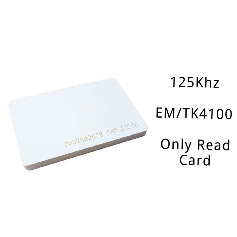 20pcs TK/EM4100 Access Control ID Card Smart Chip Tag for Attendance Badge 125Khz RFID Read-Only Authorization Key Fob